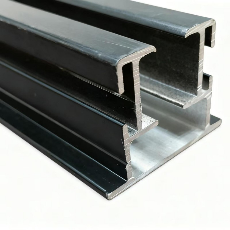 Theater Custom Sturdy and Durable Single-Groove Bi-Parting Stage Aluminum Alloy Track