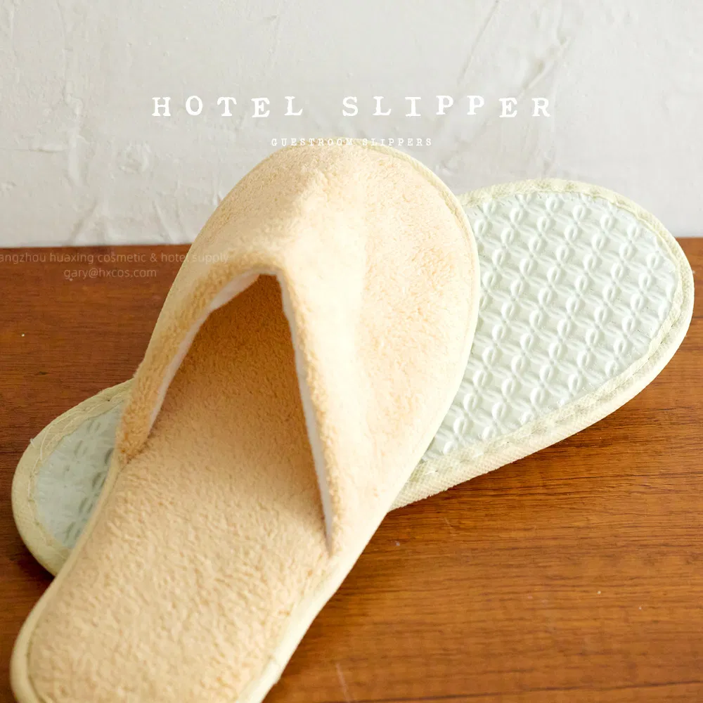 Coral Fleece Hotel Slipper - Soft Disposable Hotel Slipper for Guests