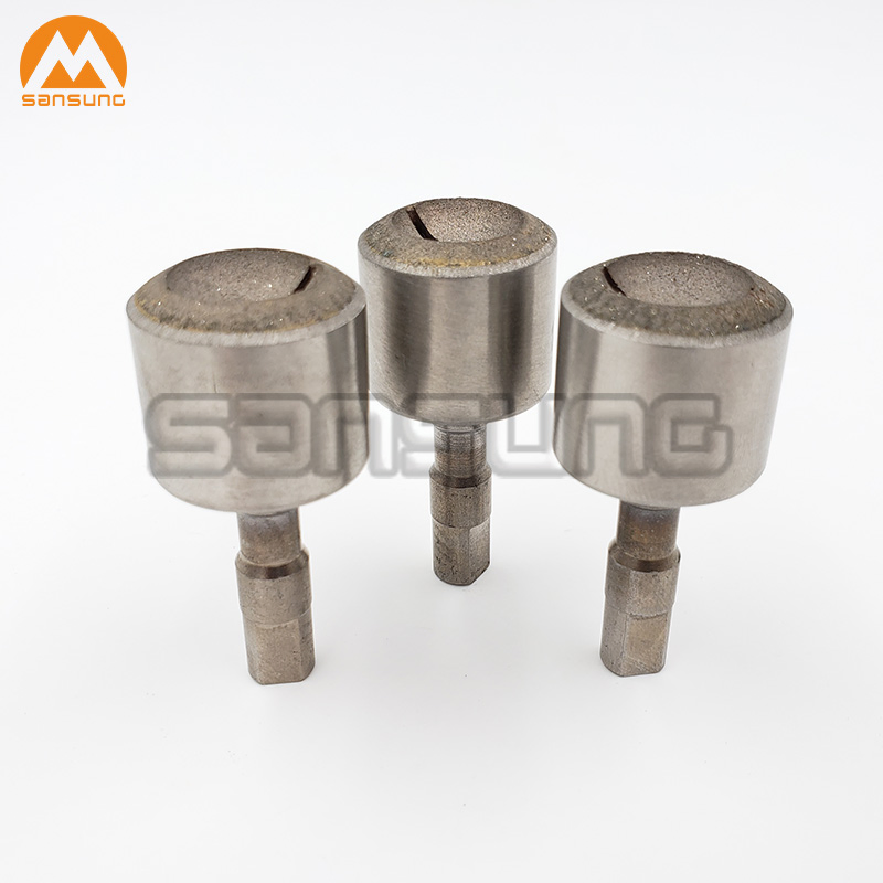 Grind Matic Grinding Cups for Button Bits, Coprod and Down-The-Hole Bits