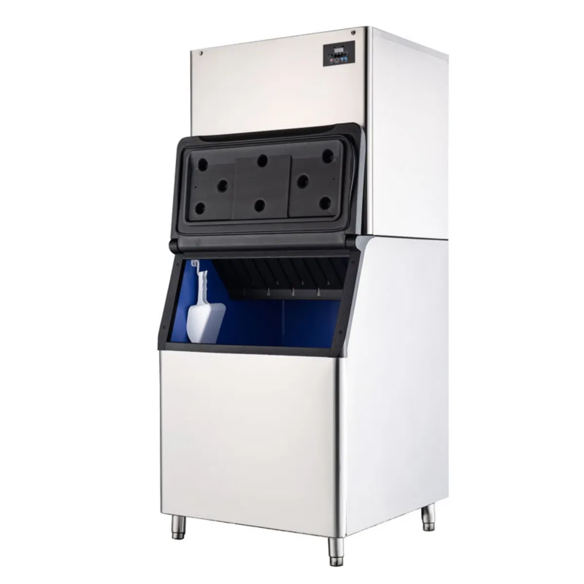 High Capacity SUS304/430 Stainless Steel Cube Ice Machine Maker