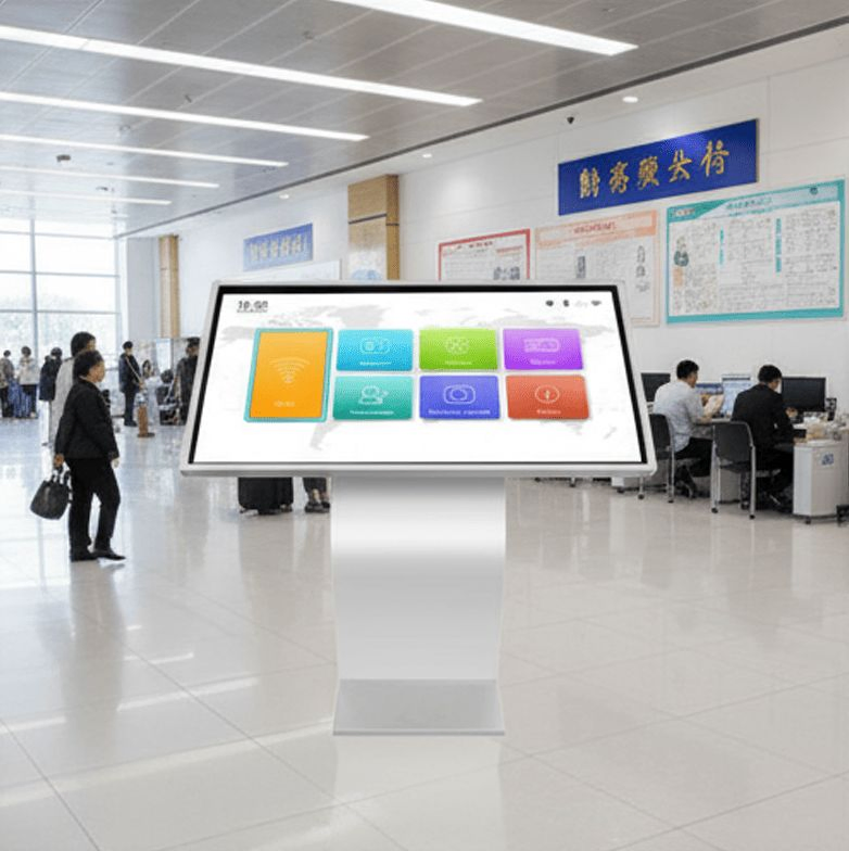 55-дюймовый интерактивный сенсорный киоск