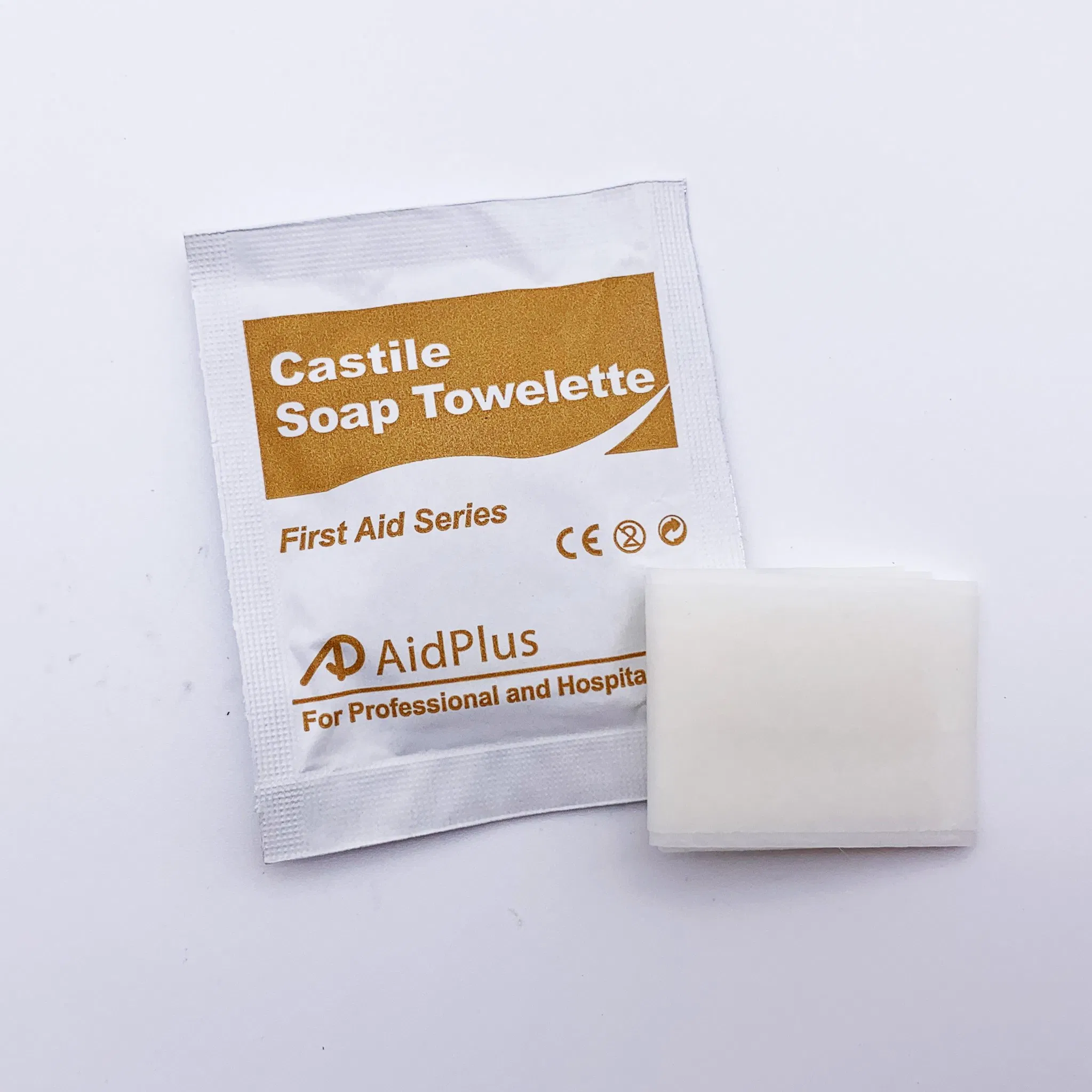 Custom Waterproof Lens Cleaning Castile Soap Antiseptic Prep Wet Wipes