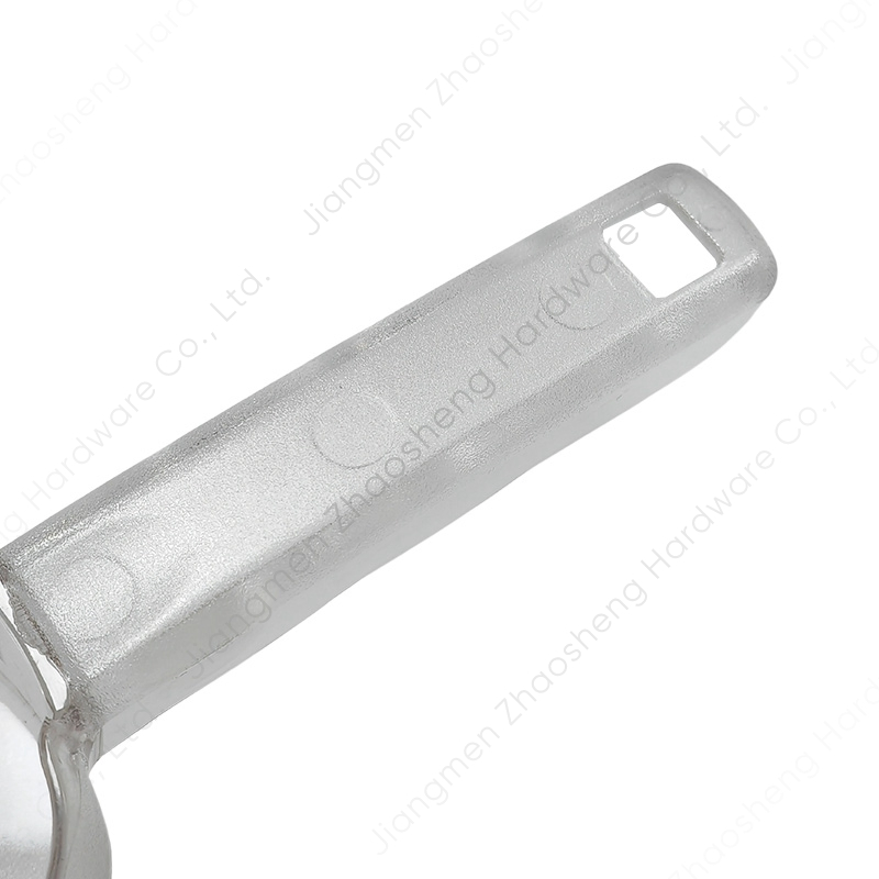 Restaurant Kitchen Plastic Clear Square Scoops Spoon Flat Bottom Ice Scoops for Candy Food