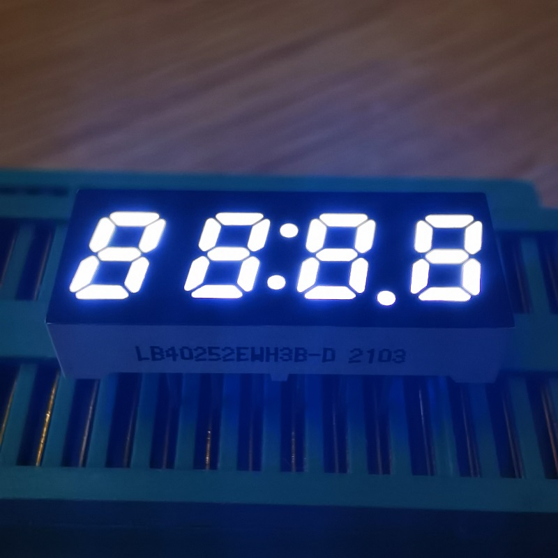 7 Segment LED Display 4 Digit 0.25inch White for Digital Timer