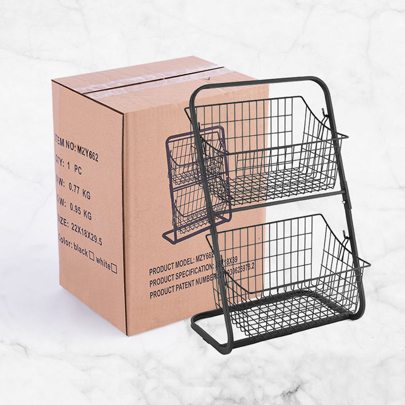 2 Tier Dish Drying Racks for Kitchen Counter Drain Bowl Rack Metal Storage Rack