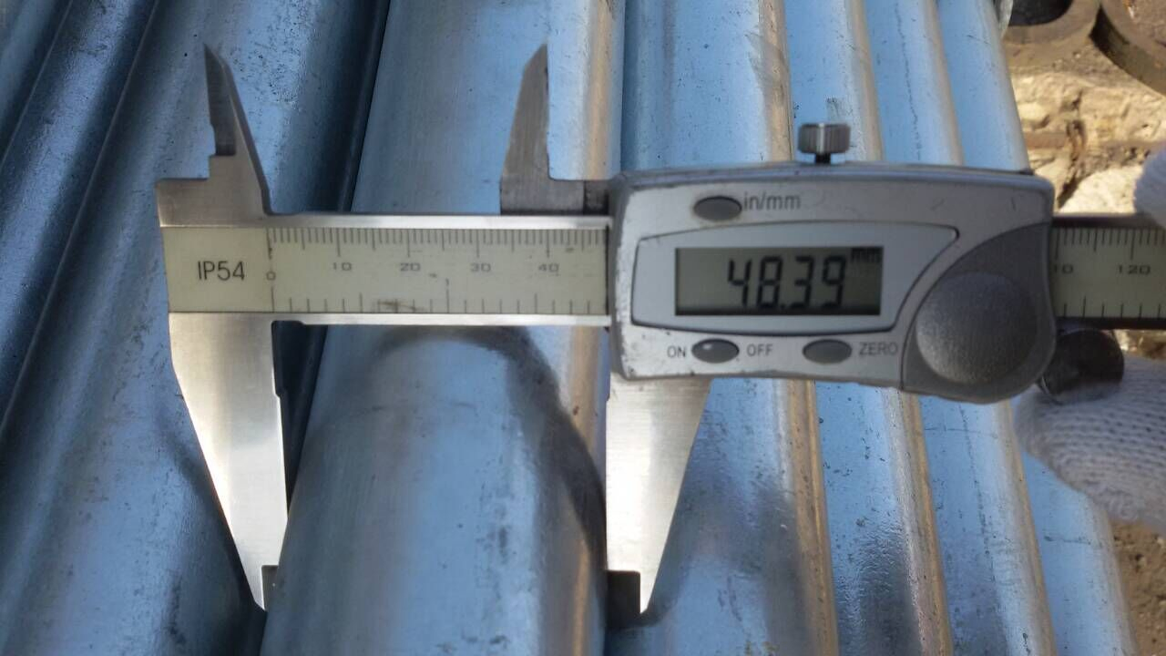 Q235 Q345 Galvanized Iron Manufacturer Hot DIP Galvanized Steel Pipe Round Tube