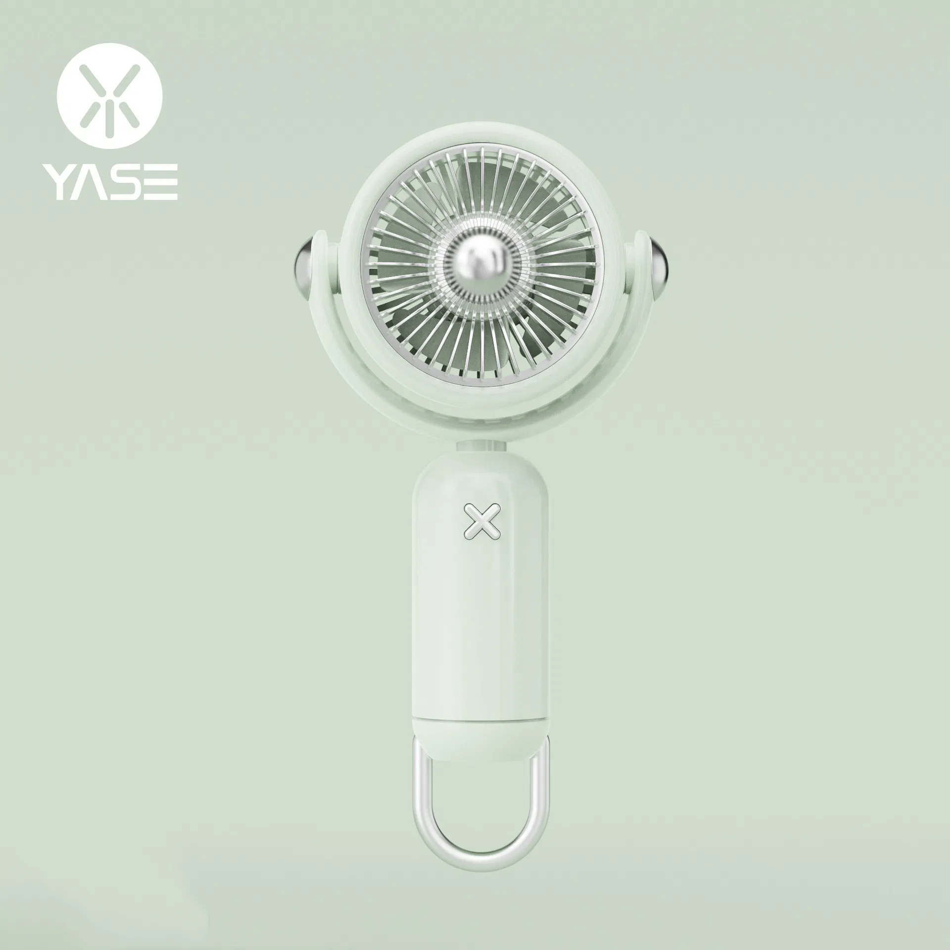 Rechargeable Air Circular Hand Fan Ventilador Portatil Stand Portable Foldable Mini Fan