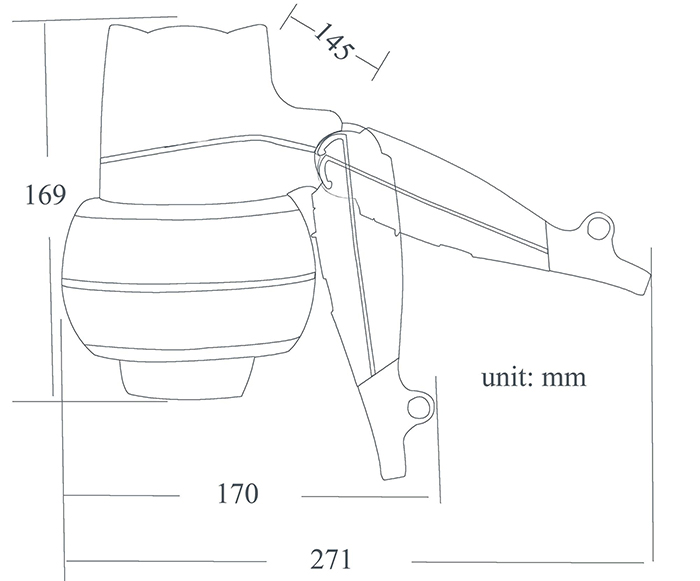 Professional Hair Dryer Wall-Mounted Hair Dryer Hotel Supply Bathroom Use