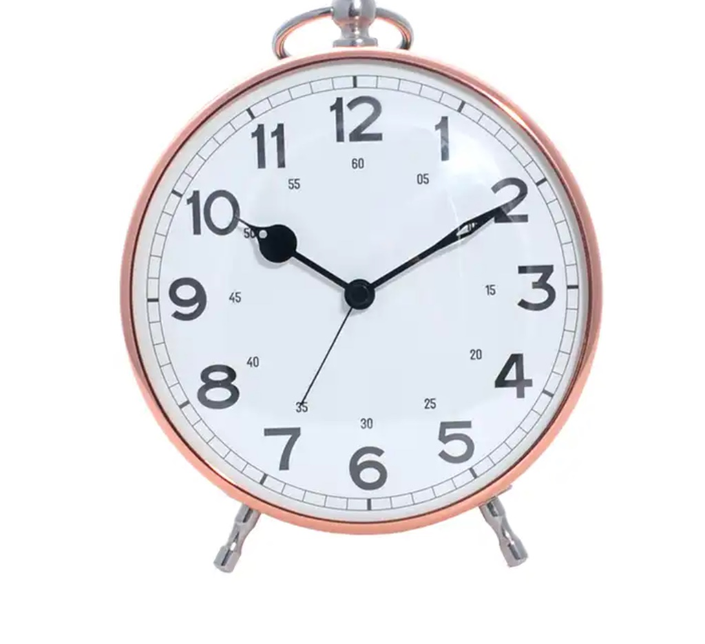 5 Inch Cheap Silent Custom Alarm Clock Vintage Desk & Table Clocks