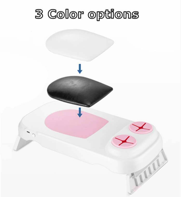 CE RoHS 2 Hands UV LED Gel Lamp Beauty Personal Care Hand Rest Nail Dryer 48W with Polish Storage Tank