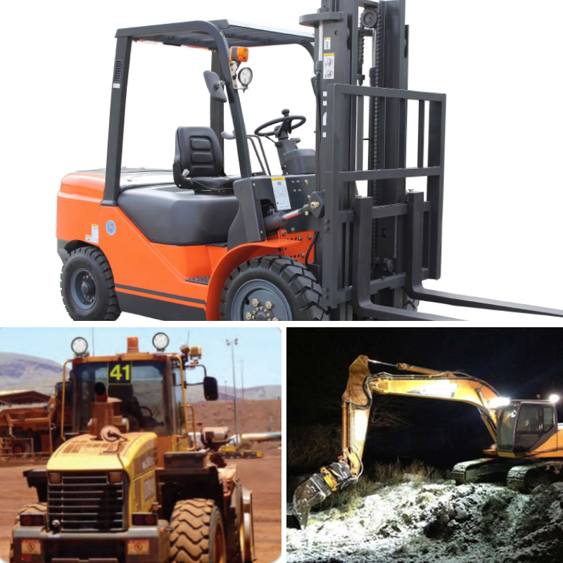 Набор круглых светодиодных фар 6PCS 18W для мотоцикла и авто