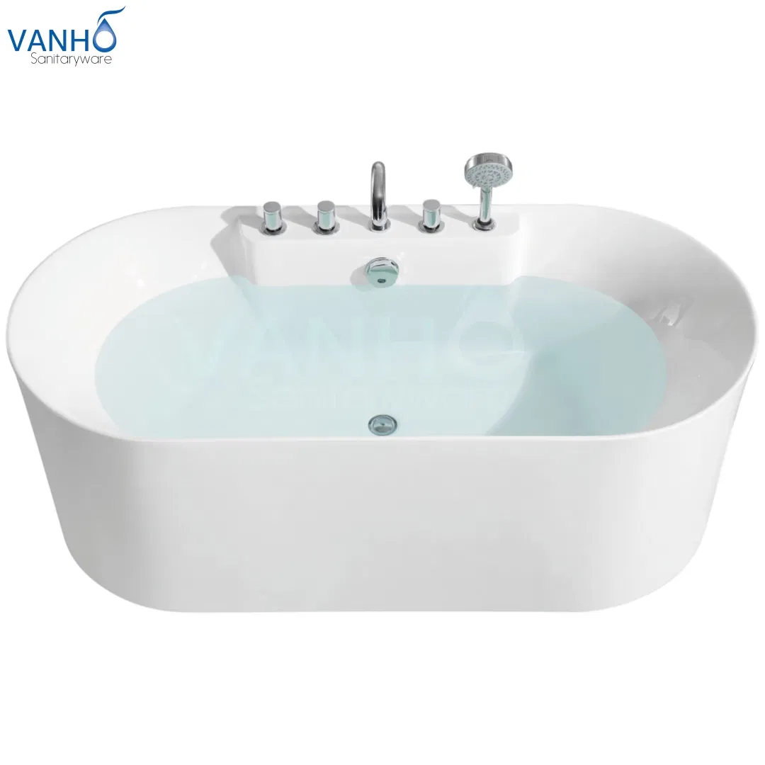 Ultra Thin Edge, Stylish and Minimalist Freestanding Acrylic Bathtub