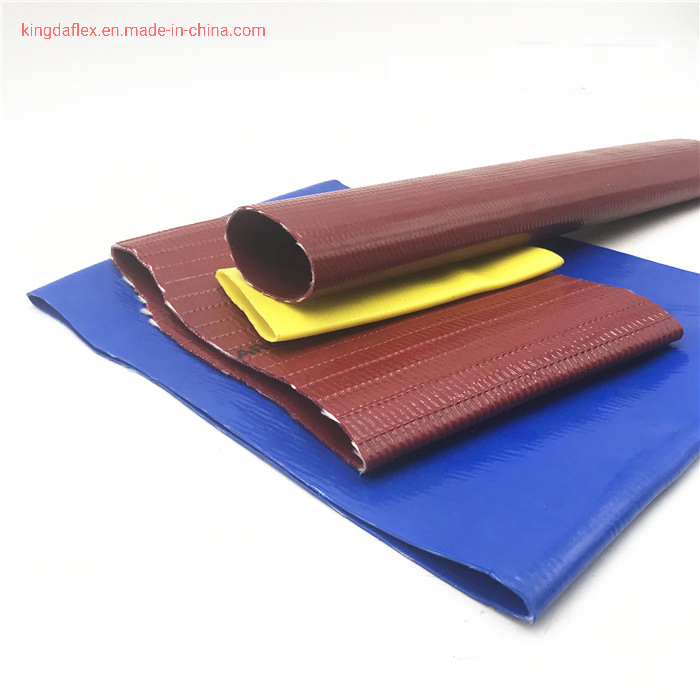 6 Inch Diameter Water Delivery Agricultural Irrigation PVC Layflat Hose