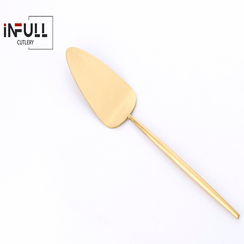 Gold Wedding Cake Server Slicer Serving Tools