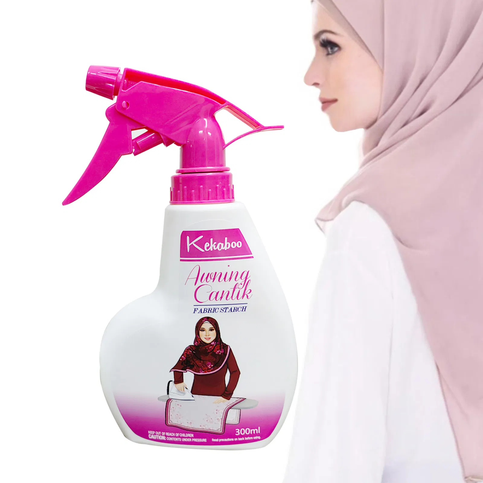 Fabulon Natual Ironing Aid Speed Starch Spray for Cloths Hijab