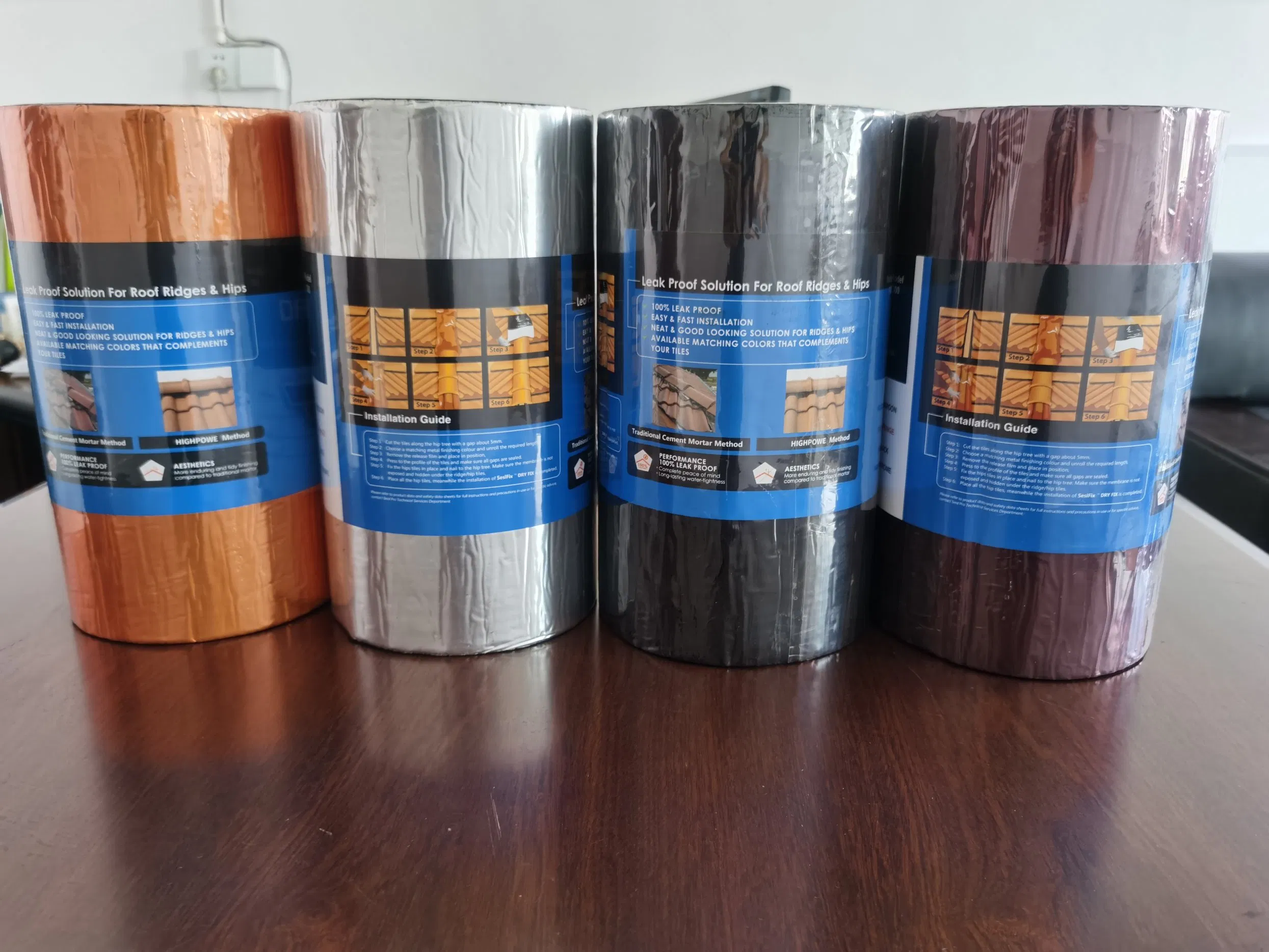 Joint Bitumen Waterproofing Tape Aluminum Foil Self Adhesive Bitumen Sealing Tape