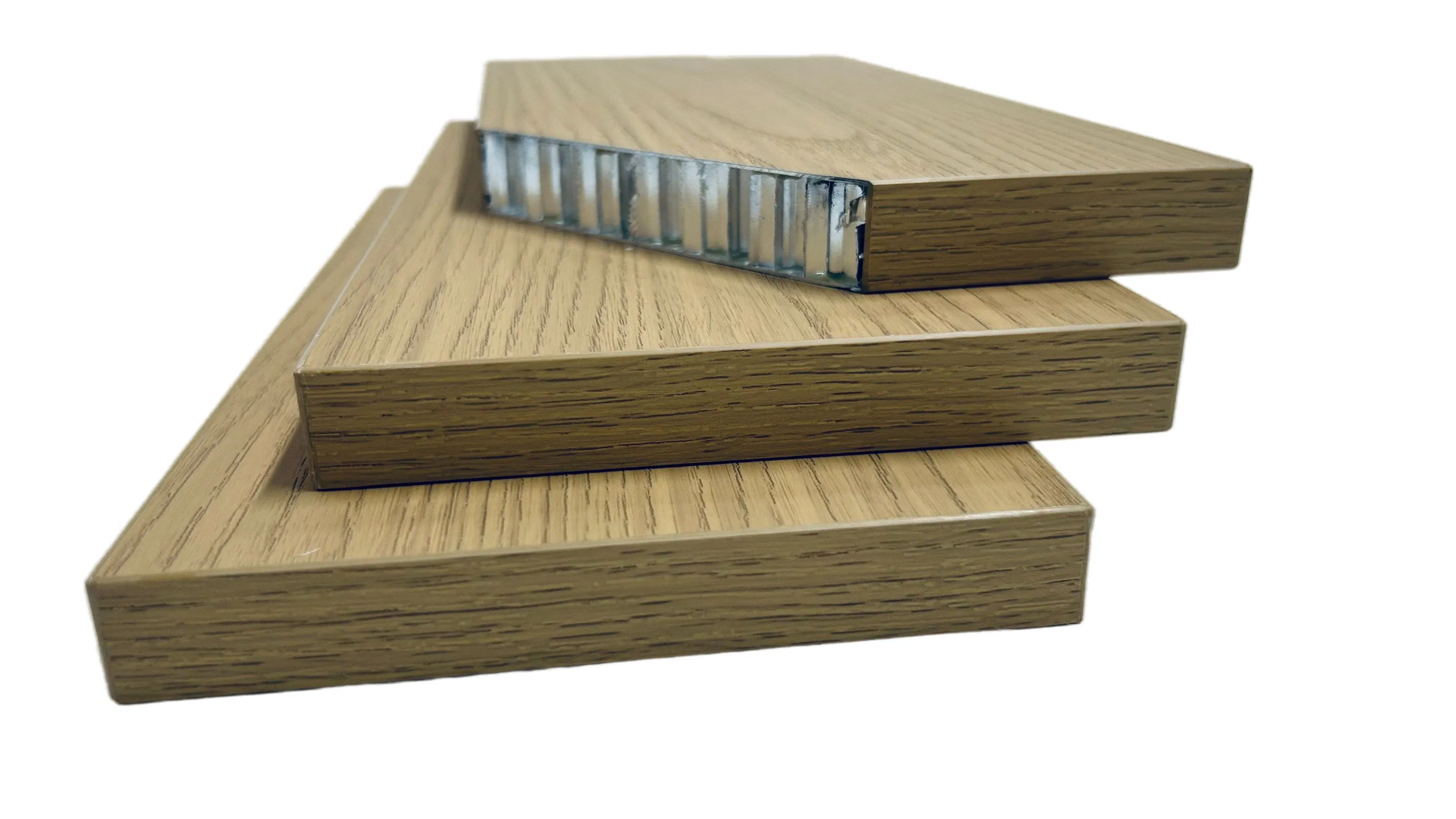 Eco-Friendly Wood Grain Spc Aluminum Honeycomb Panels for Cabinets and Wardrobes