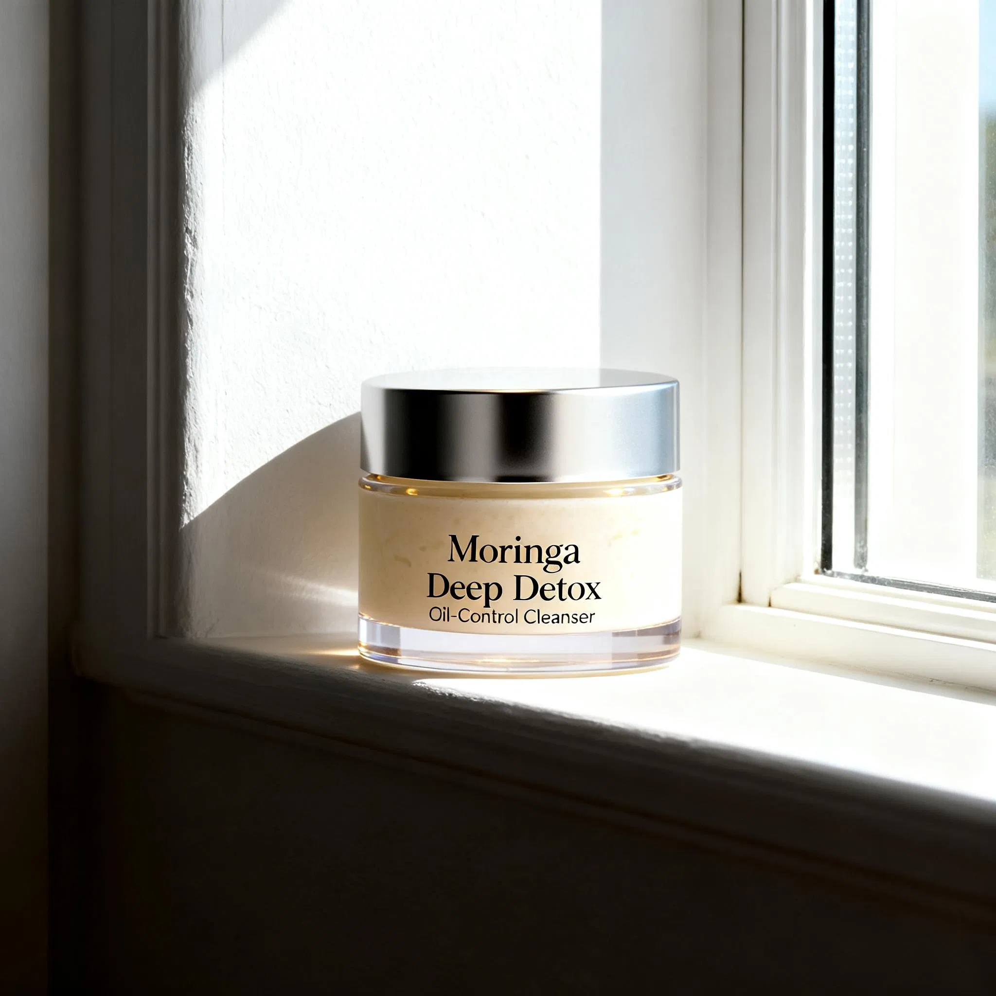 Hypoallergenic Rapid Emulsifying and Nourishing Face Cleanser with Moringa Seed Oil and Bisabolol for Conjunctivitis-Friendly Use