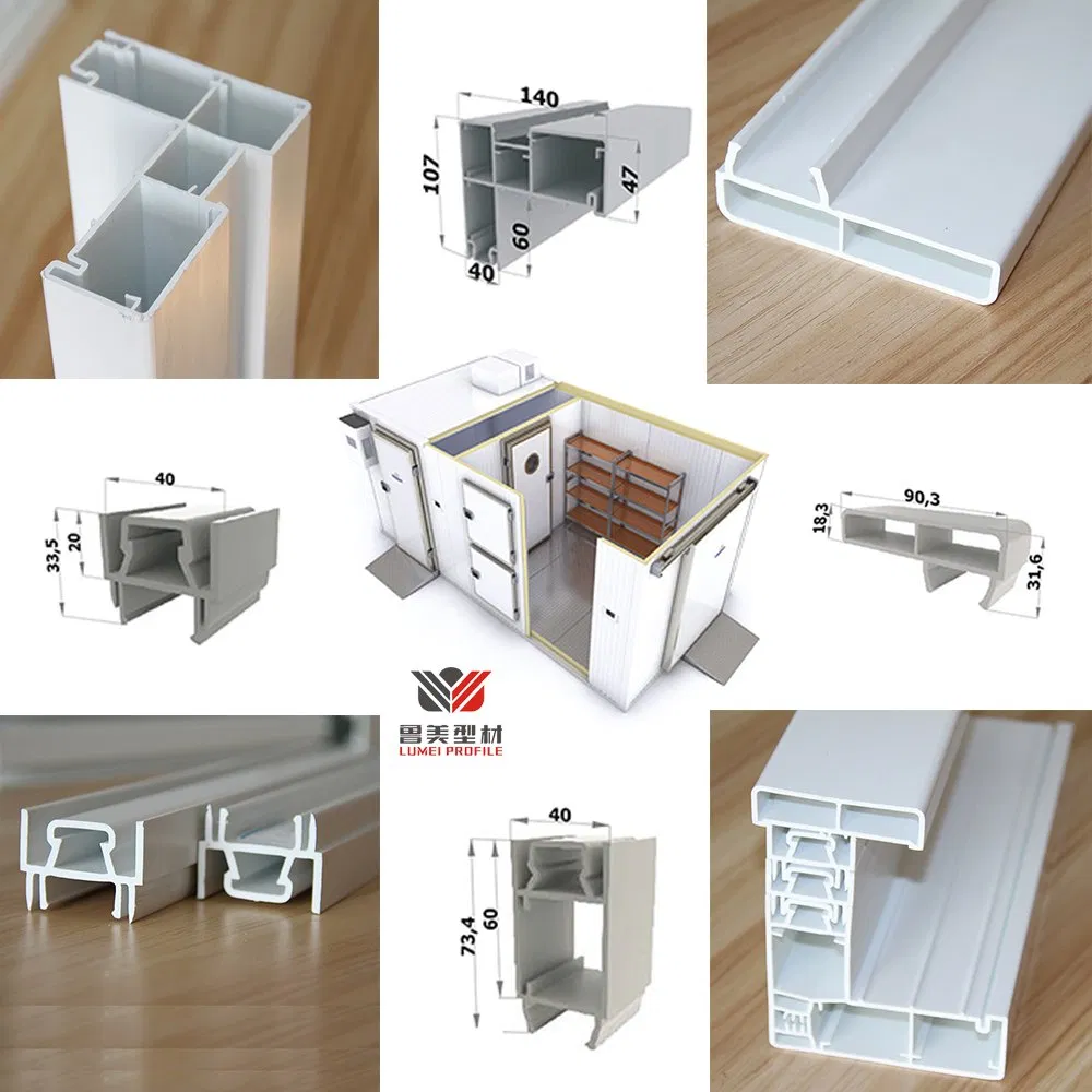 PVC Cold Room Profiles UPVC Cold Door Material