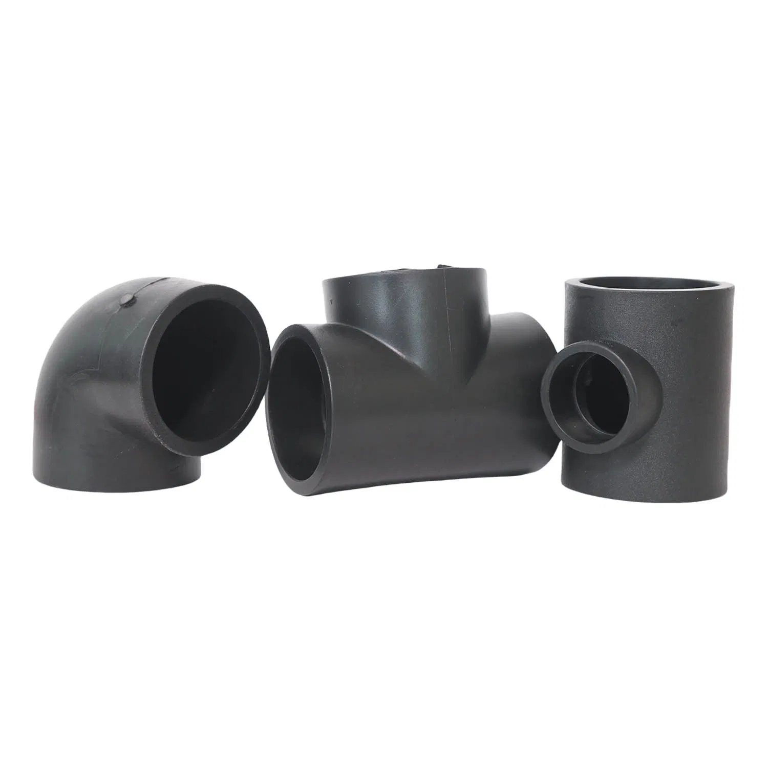 High Quality HDPE Pipe Fitting Tee for Water Supply SDR11 SDR17 32-630mm