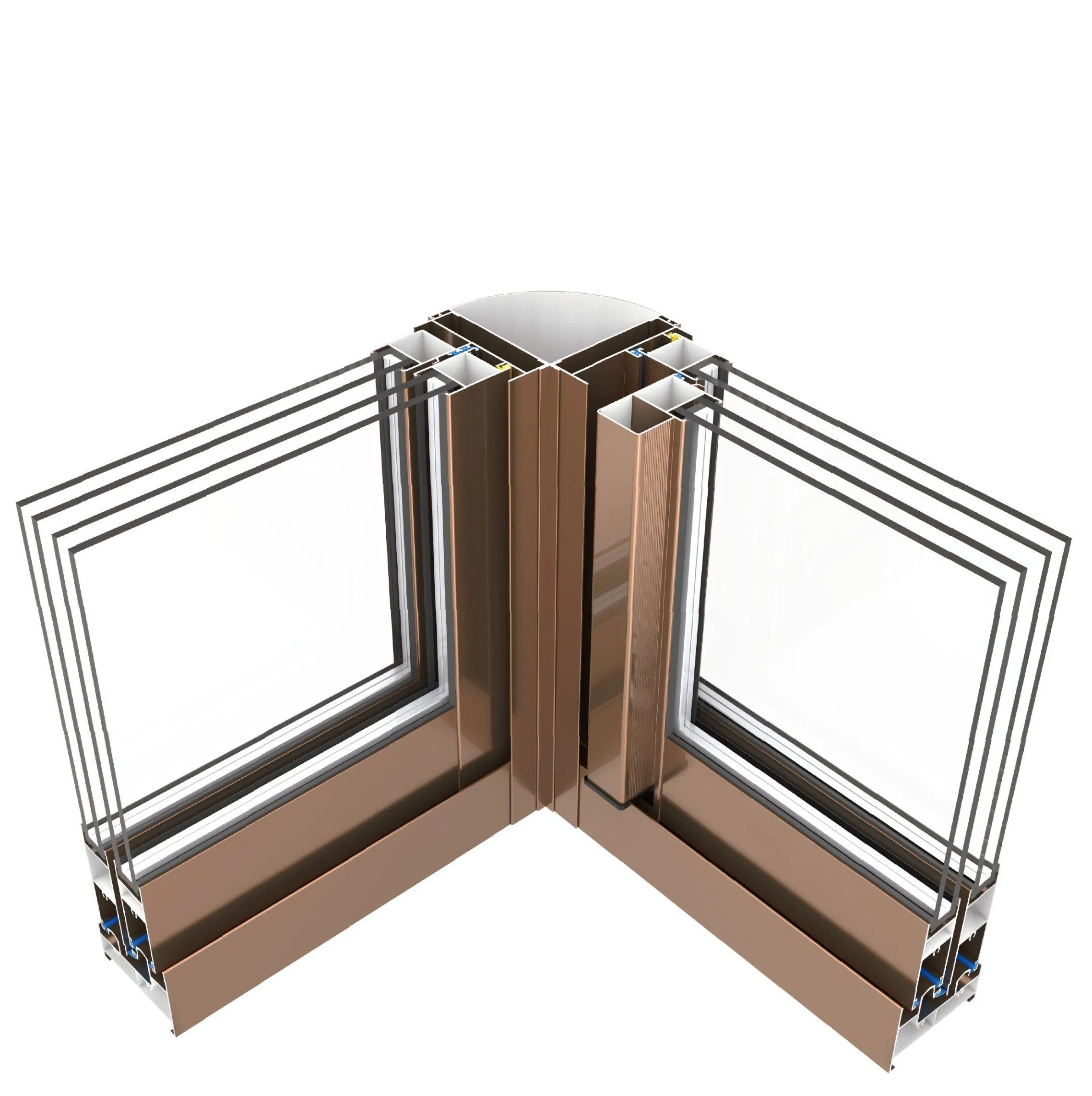 Premium 988 Series Aluminium Sliding Window for Ultimate Insulation