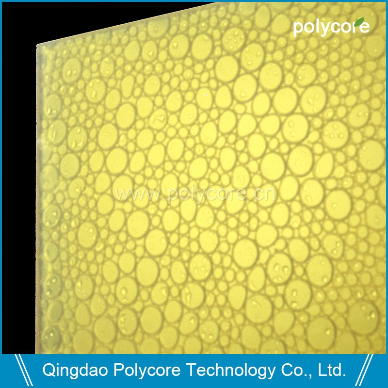 Waterproof Fire-Retardant Light Weight Stiffness Light Transmission PC Honeycomb Core Plastic Honeycomb Core