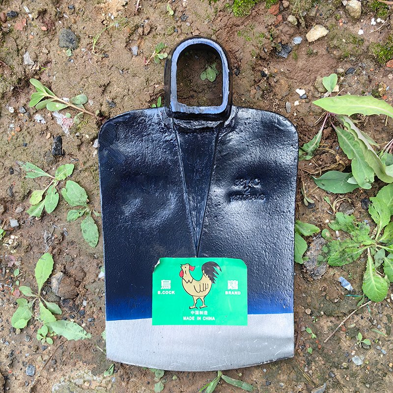 Rail Steel Trench Digging Hoe Open Land and Loose Soil Hoe Head