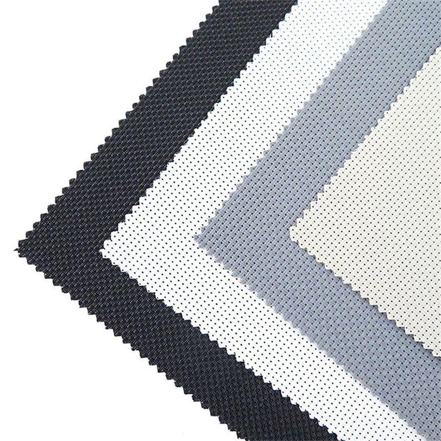 Garden Outdoor Waterproof PVC Fiberglass Sunscreen Roller Blind Window Fabric for Manufacturers