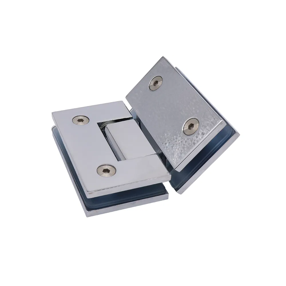 High Precision 12mm Glass Door D Clamp Hinges for Easy Installation