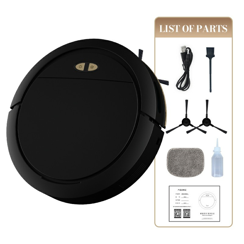 Ob16se 3000PA Robotic Vacuum Cleaner Smart Mapping Cleaner for Pet Hair, Carpet - Black