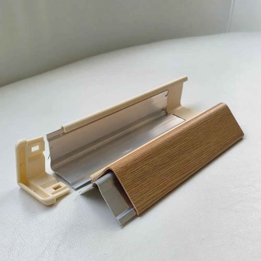 Wood Grain Aluminium and PVC Wall Corner Protector