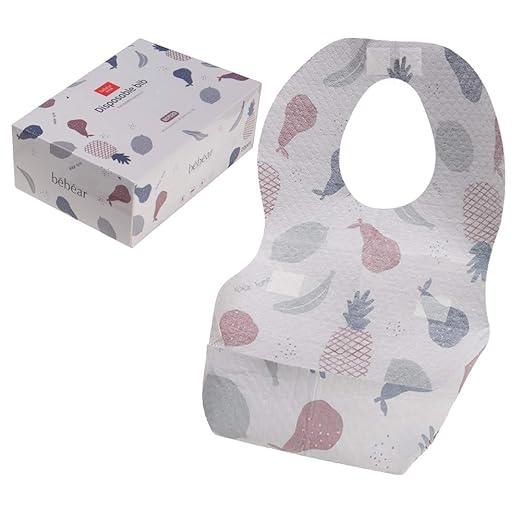 Private Labels Waterproof Nonwoven Baby Bibs for Infant Feeding Eating