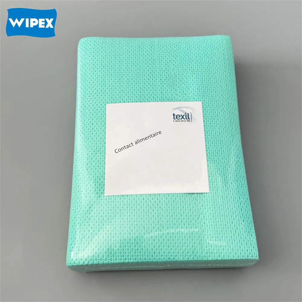 10 Mesh Food Contactable Disposable Wipes Food Industrial Wipes Oil Remove Wipes