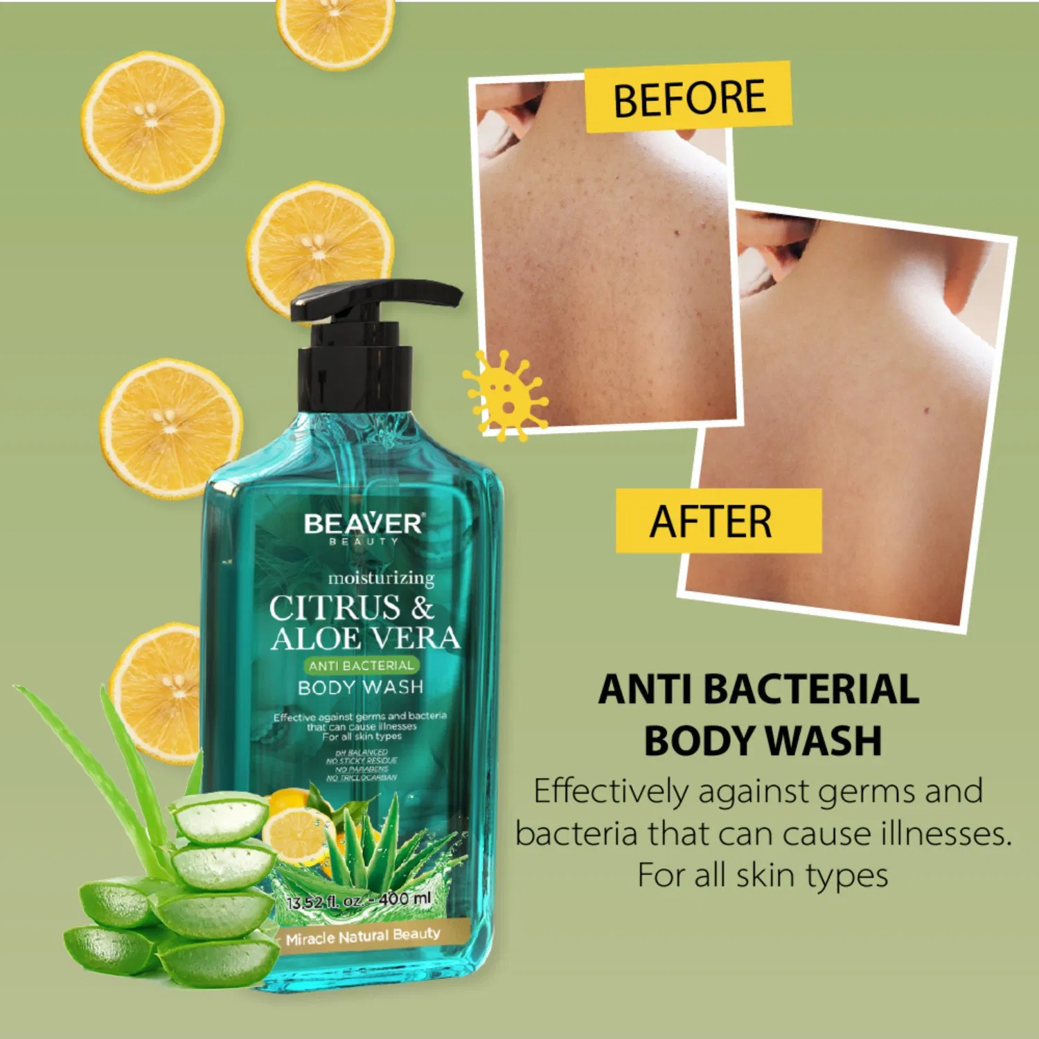 Beaver Anti-Bacterial Body Wash Body Care Products