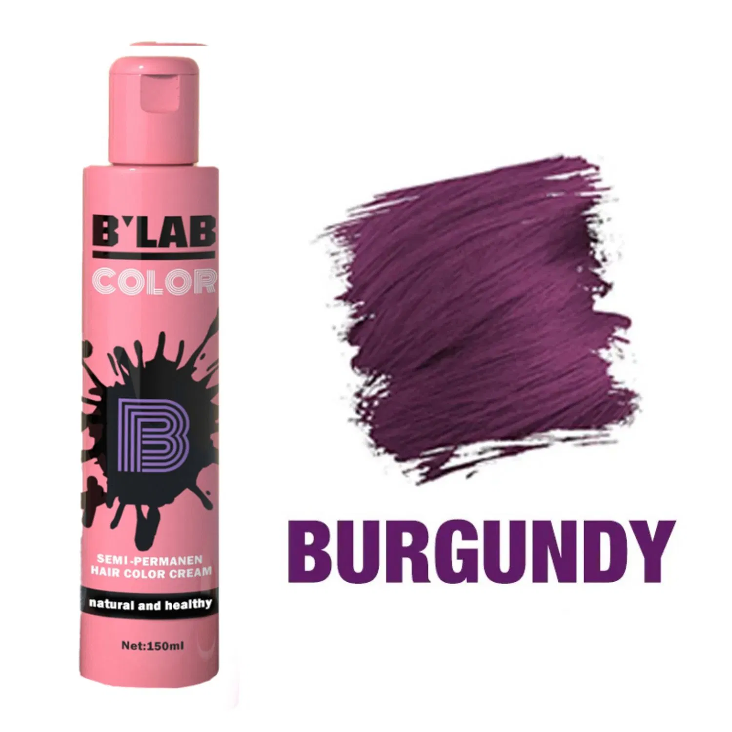 60 Colors Hair Color Professional Cover Grey Hair Semi Permanent Color Cream