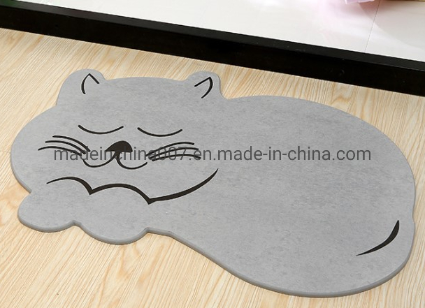 China Diatomite Anti-Slip Mat Fast Dry Breathing Bathroom Mat
