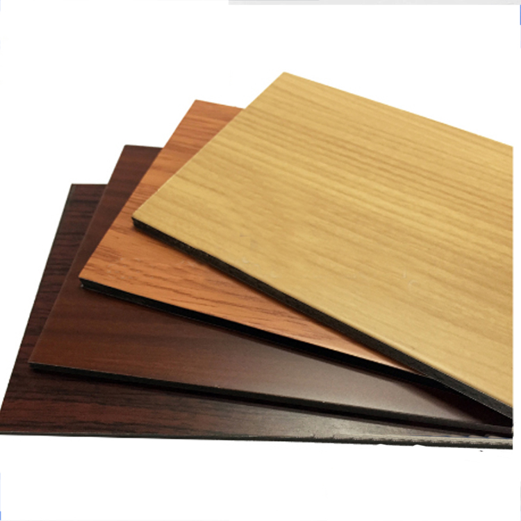 ACP Wood Color Wood Design Aluminum Composite Sheet 3mm 4mm