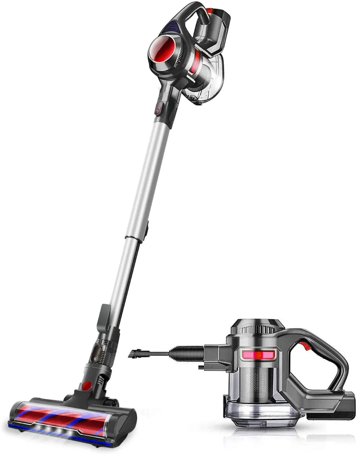 Liyyou 2-in-1 Cordless Vacuum Cleaner with Detachable Battery
