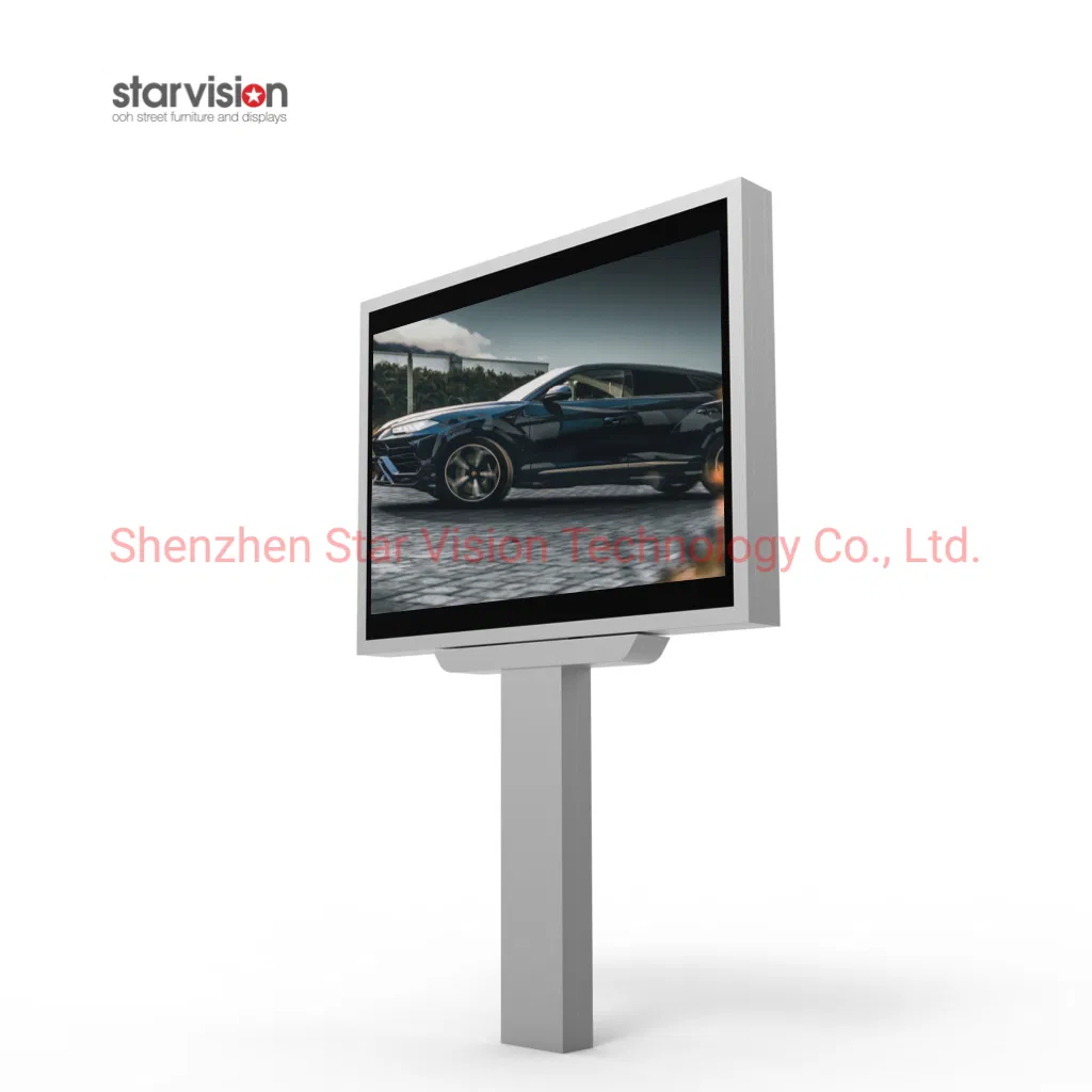Double Sided Scrolling Mega Light Board LED Backlit Billboards Outdoor Advertising