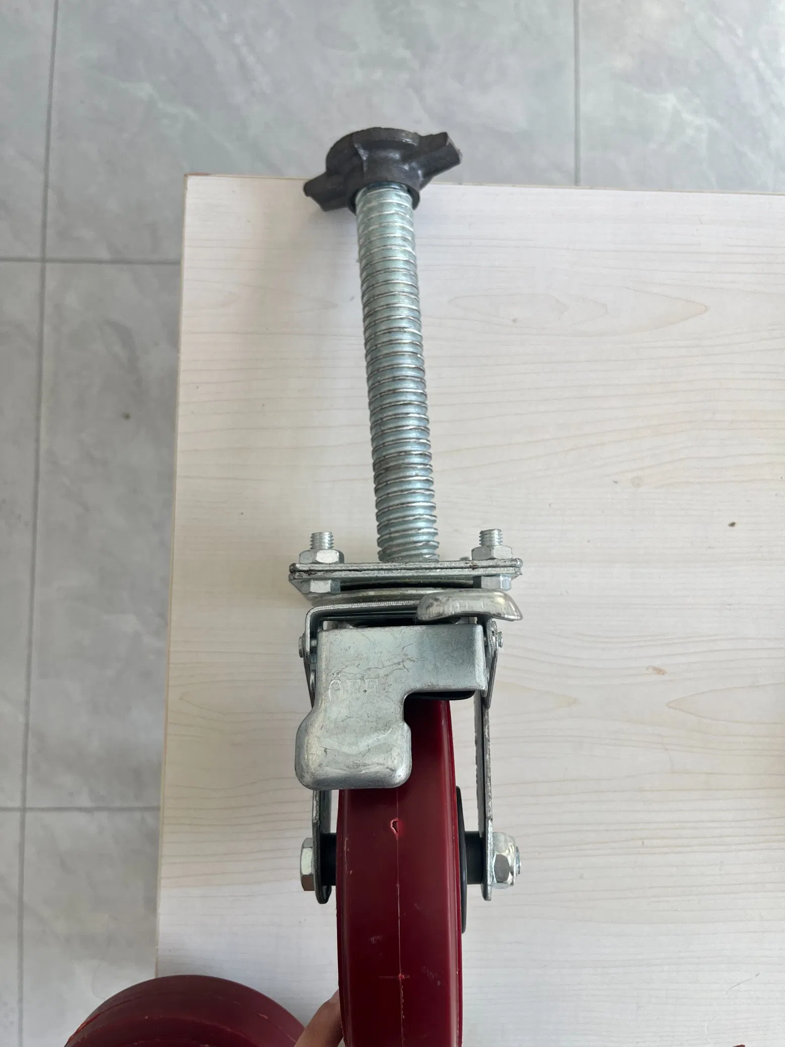 Fork Scaffolding Nylon Castor Wheels Rear Locking Scaffold Wheel