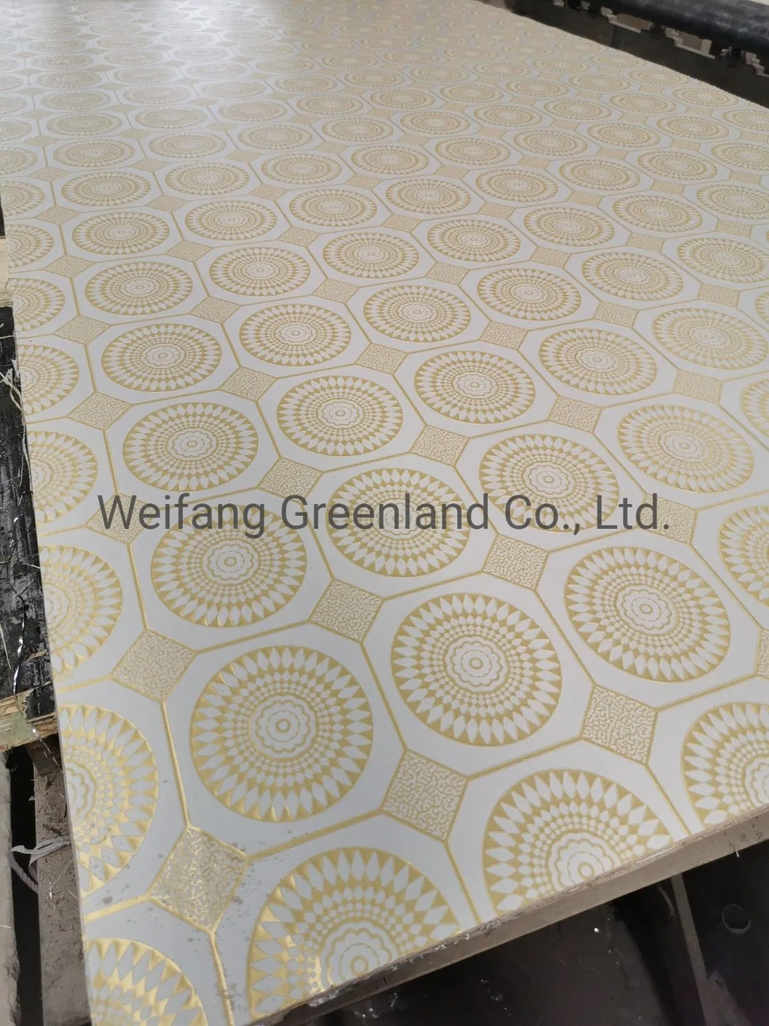 Colourful PVC Laminated Gypsum Ceiling Tiles/PVC Ceiling Tile 595*595 mm