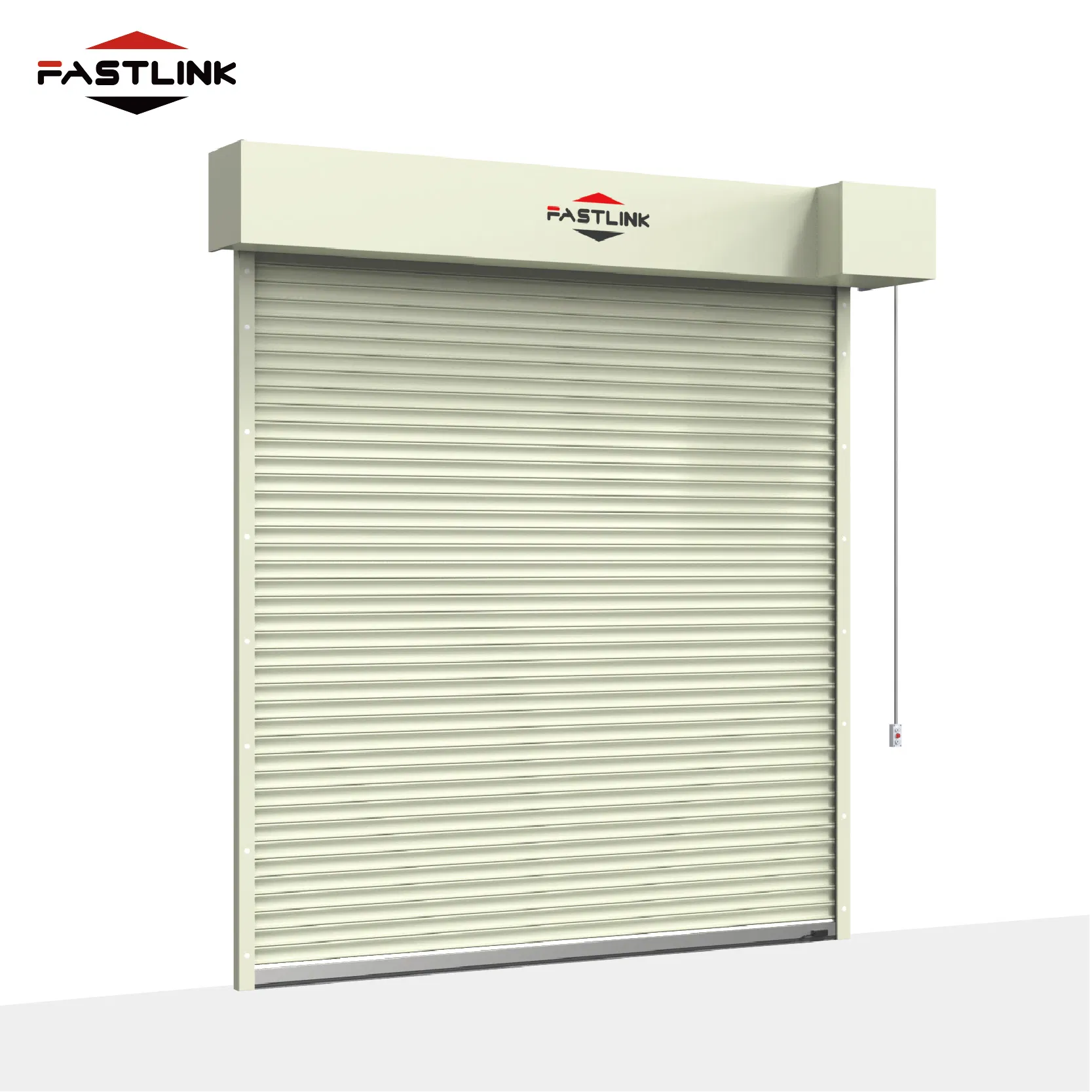 Fastlink Customized Industrial Automatic Increased Security Shutter Steel Wind Rolling Shutter Doors