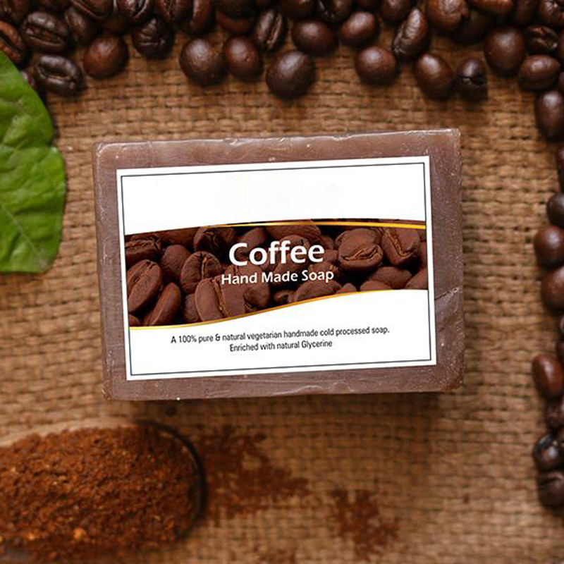 OEM Handmade Exfoliating Natural Organic Coffee Scrub Soap Bar