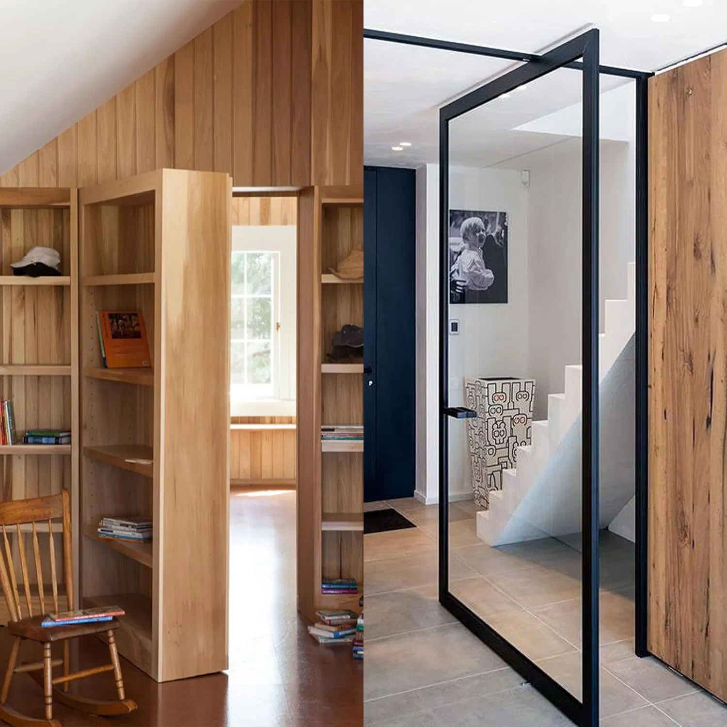 304 Stainless Steel 360 Rotation Hidden Door Pivot Hinge Invisible Pivot Hinge