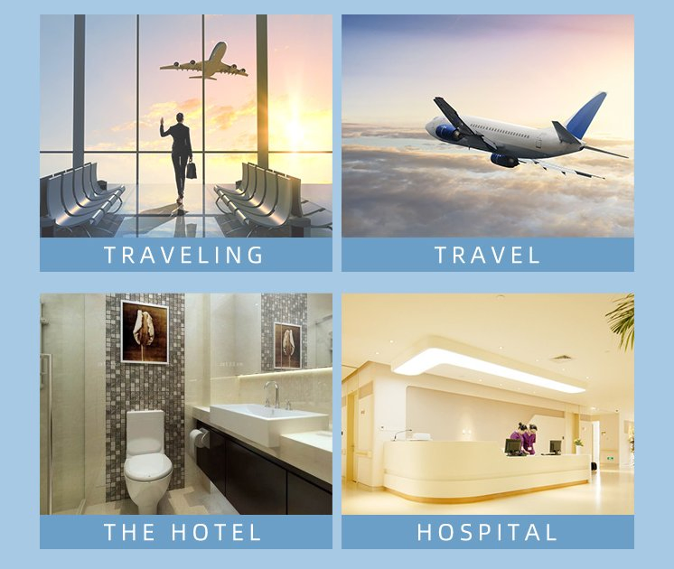 Flushable 100% Biodegradable Disposable Toilet Seats Essential Accessories for Travel, Airplane, Camping