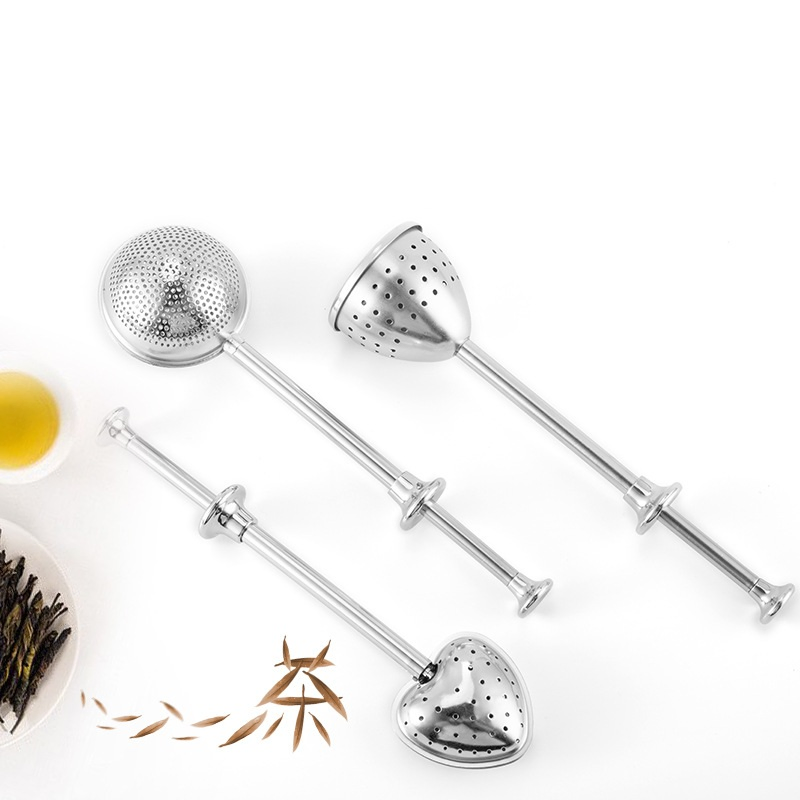 Silver Heart Shaped Stainless Steel Tea Infuser Tea Strainer Ball Infuser Steeper