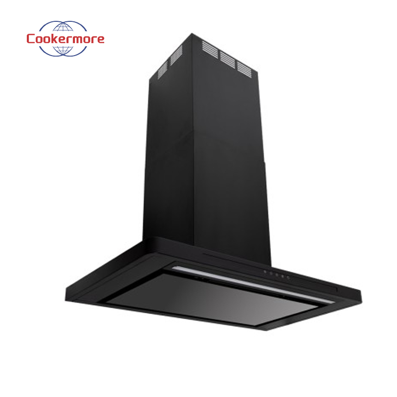 Slim Design Touch Panel T-Shape Stainless Steel Kitchen Appliances Range Hood