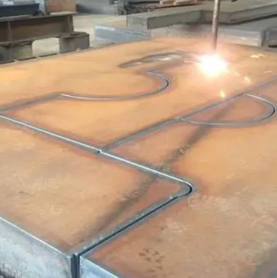 Exit Welding Laser Cutting Curtain Wall Pre-Embedded Steel Plate