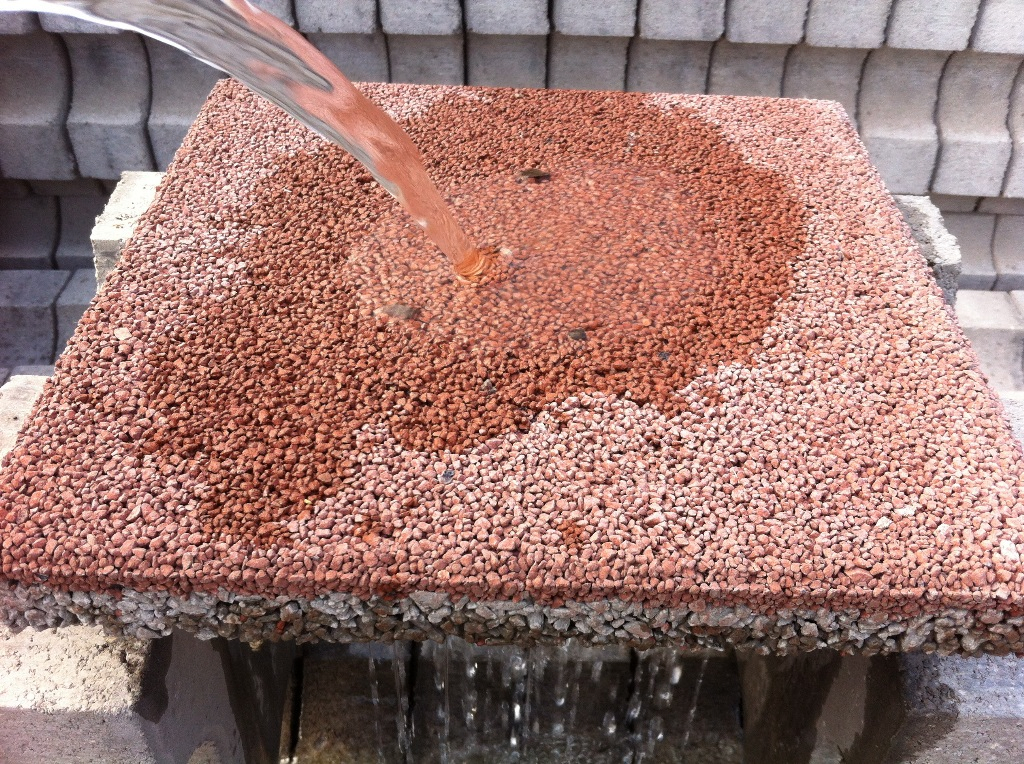 Ceramic / Porcelain Water Permeable Brick for Patio, Driveway, Garden