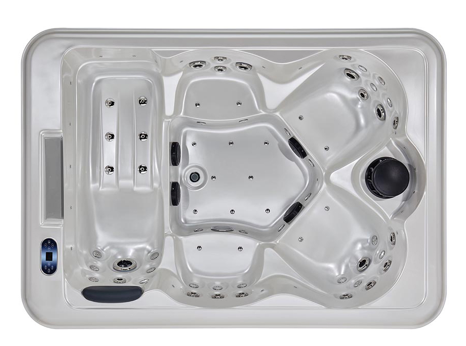 Роскошная уличная гидромассажная ванна SPA с подголовником